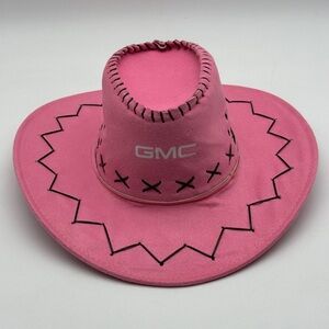Mens Women Hats Sun Shield Cowboy Cowgirl Adult Hat Felt Whipstitched GMC Pink